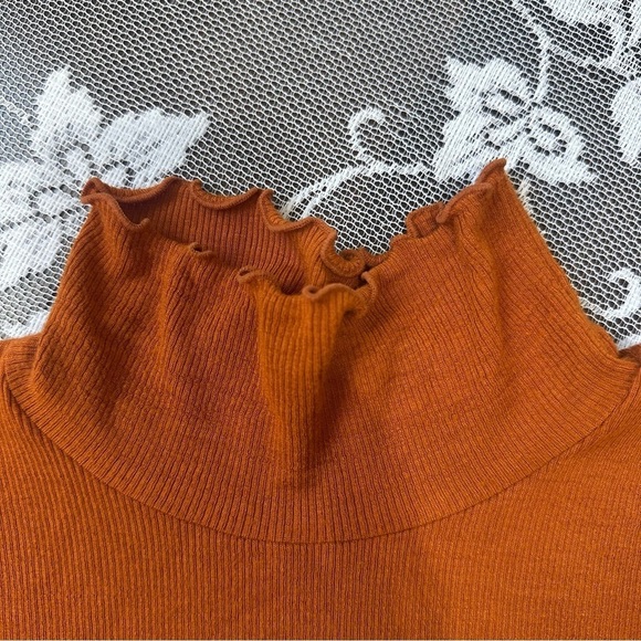 Aritzia Wilfred Haiku Mockneck Long Sleeve Top Sz Small - Picture 3 of 9